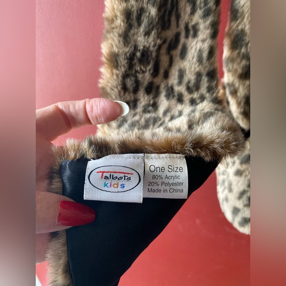 Talbots Kids Leopard Print Scarf One Size - Picture 5 of 5